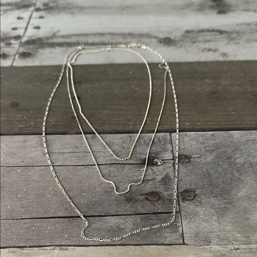 James Michelle Capri Elegant Silver Necklace Set